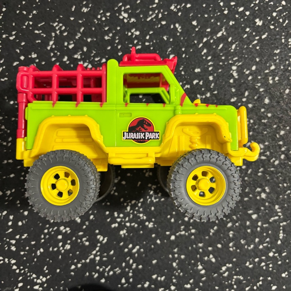 Jurassic Park Jeep 4x4 Truck Toy Car Vehicle Mattel Imaginext 2014